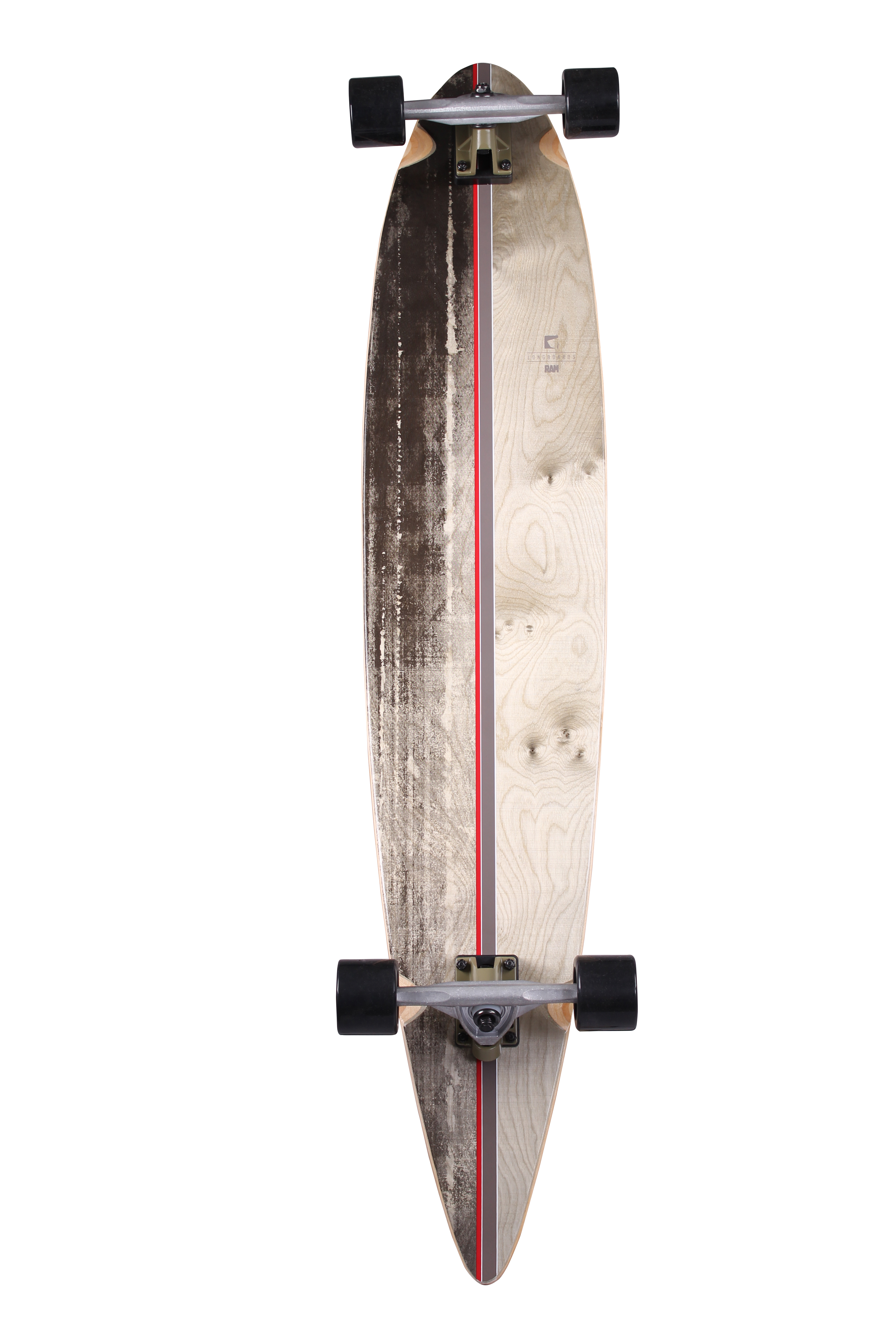 Ram Viesez Longboard Skateboard Drop Through Skate Board Holzboard